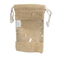 Med - Jute Window Bag 20x12cm