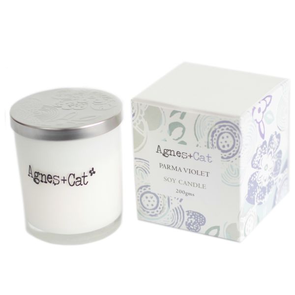 200g Gift Boxed Soy Wax Votive Candle - Parma Violet