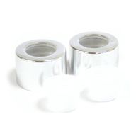 Silver Bottle Screw Cap and Lid – 22 mm Internal Thread, 12 mm Inner Seal