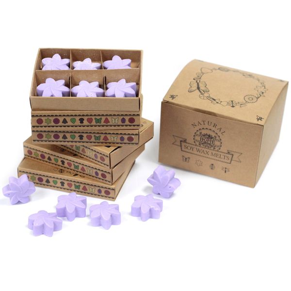 Box of 6 packs Wax Melts - Lavender Fields