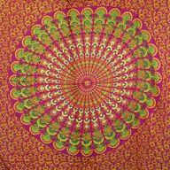 Ruby Lime Mandala Sarongs