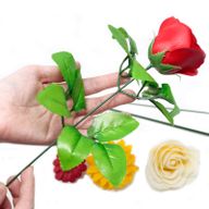 Craft Soap Flowers - Med Rose - Blush