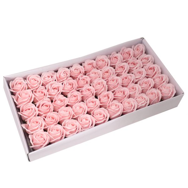 Craft Soap Flowers - Med Rose - Pink