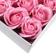 Craft Soap Flowers - Med Rose - Blush
