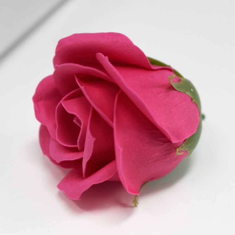 Supplier of Craft Soap Flowers - Med Rose - Rose