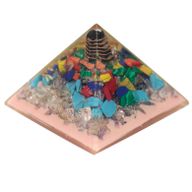 Lrg Organite Pyramid 70mm - Tree（earth base)