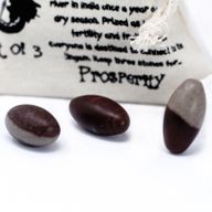 One Inch Lingam - 3 Stones ( 4 pouches)