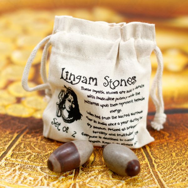 Two Inch Lingam - 2 Stones ( 4 pouches)