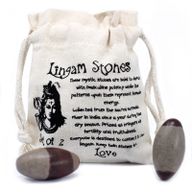 Two Inch Lingam - 2 Stones ( 4 pouches)