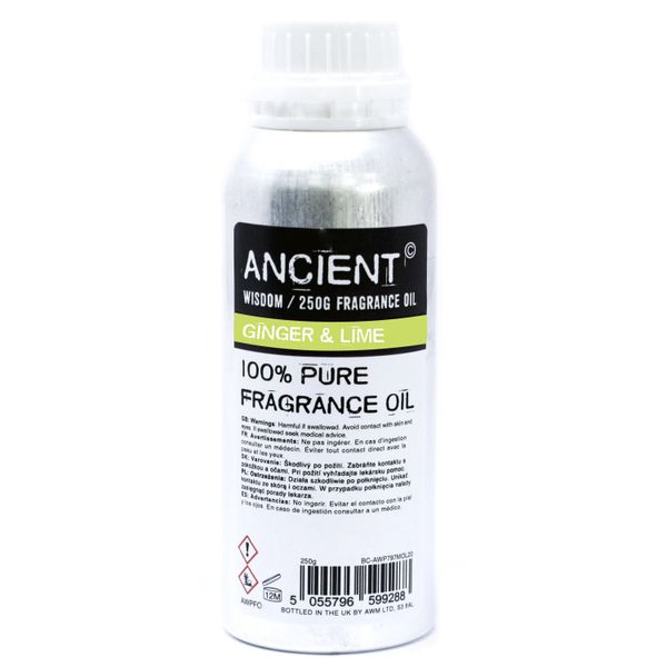 Pure Fragrance Oils 250g - Ginger & Lime