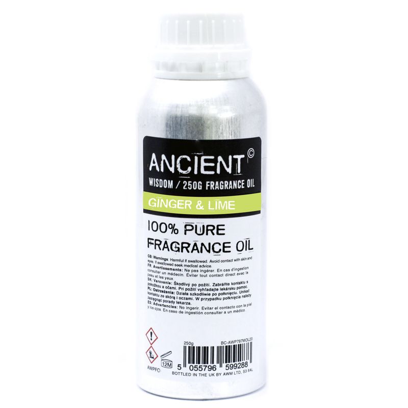 Pure Fragrance Oils 250g - Ginger & Lime