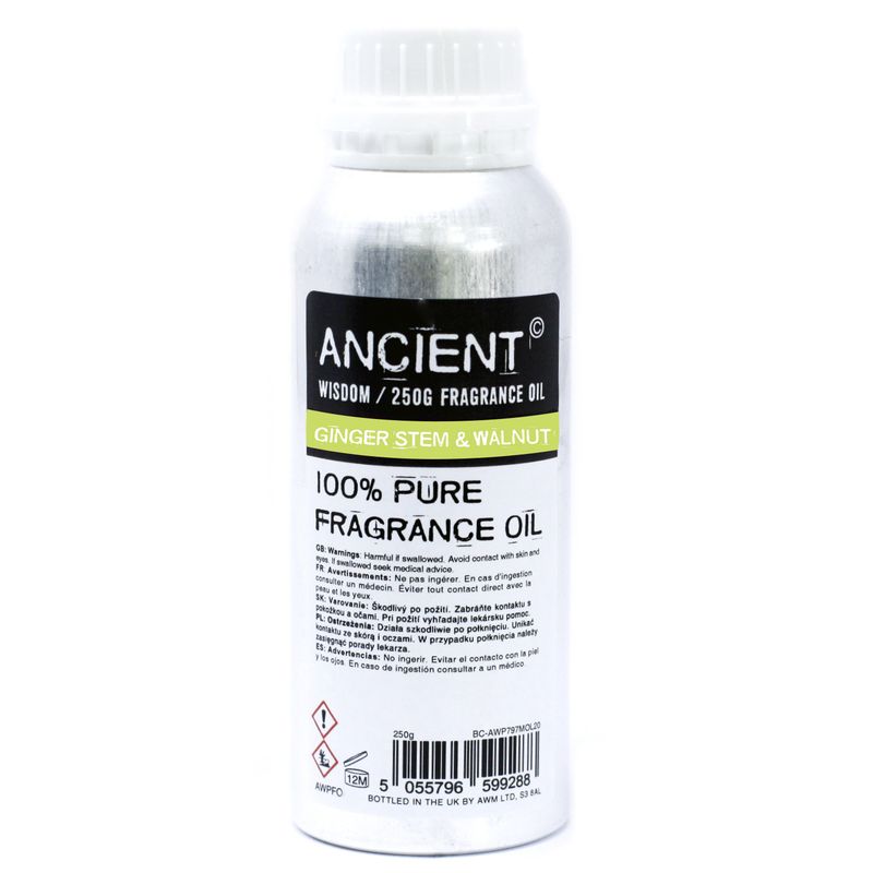Pure Fragrance Oils 250g - Ginger Stem & Walnut