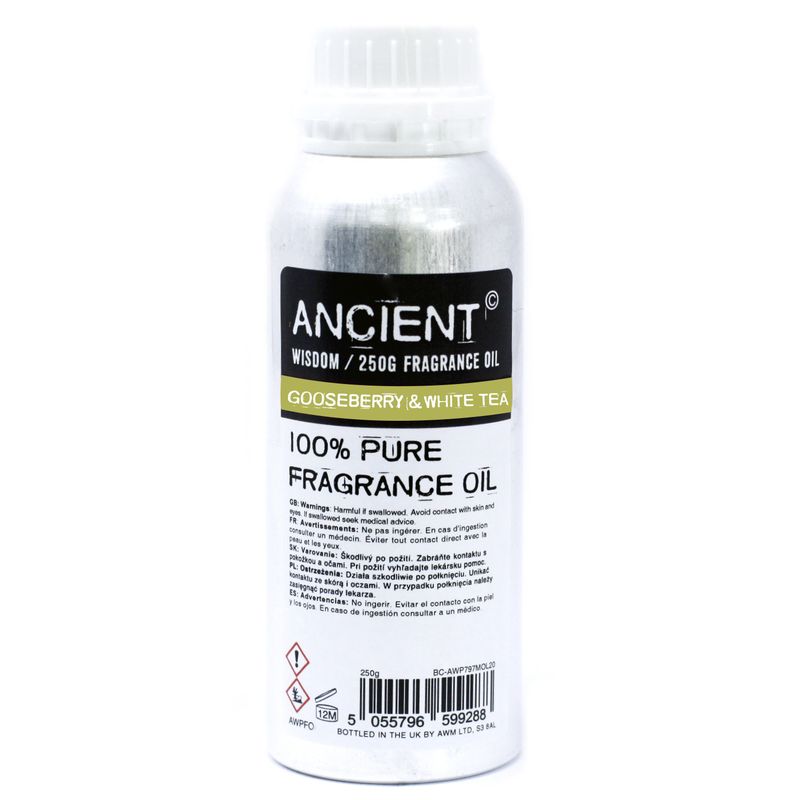 Pure Fragrance Oils 250g - Gooseberry & White Tea