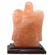 Crafted Salt Lamp - Angel - 15x10x21cm