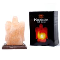 Crafted Salt Lamp - Angel - 15x10x21cm