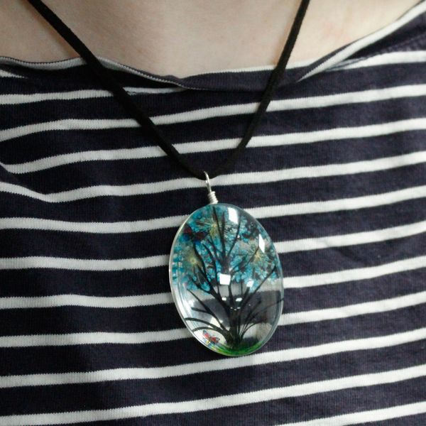 Pressed Flowers - Tree of Life set - Lavender