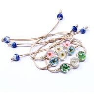 Pack with 4 Pressed Flowers - Tri-Flower Braclet