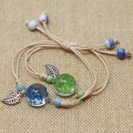 Pack With 4 Pressed Flowers - Pretty Flower & Leaf Braclet