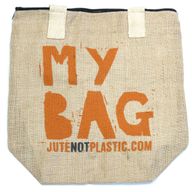 Eco Jute Bag - My Bag- (4 assorted designs)