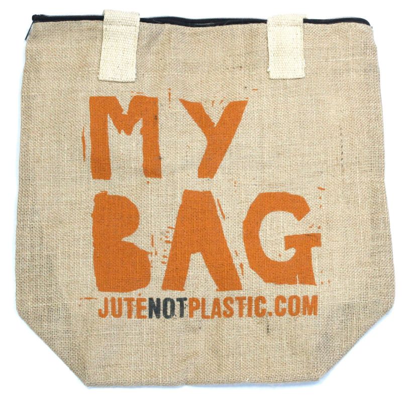 Eco Jute Bag - My Bag- (4 assorted designs)