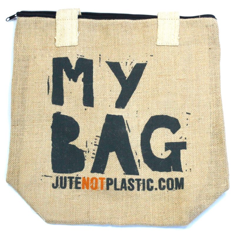 Eco Jute Bag - My Bag- (4 assorted designs)