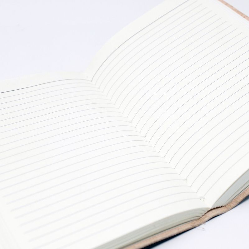 Leather Lapis Notebook (17x12 cm)