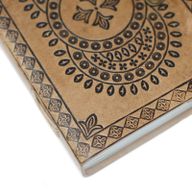 Leather Mandala Notebook (18x13 cm)