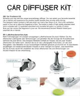 Car Diffuser Kit - Flower of Life - 30mm