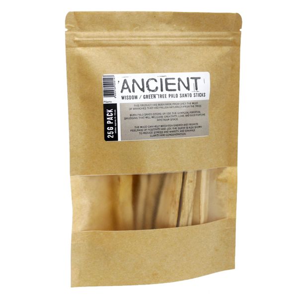 25g Green Tree Palo Santo Sticks 3-5 sticks