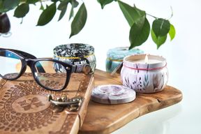 Art Tin Candles - Unicorns - Moonstone
