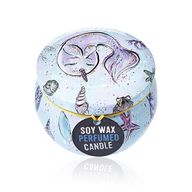 Art Tin Candles - Sea life - Raspberry