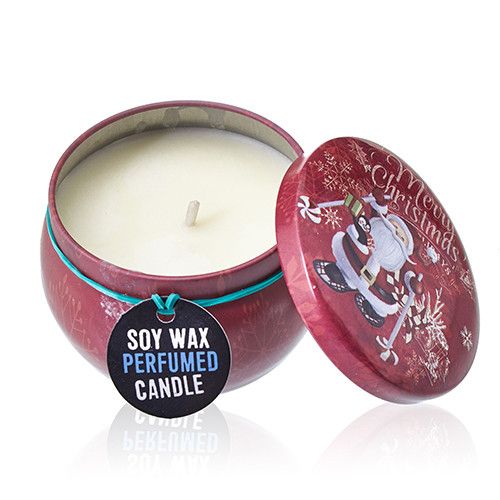 Art Tin Candles - Vintage Christmas - Spiced Orange