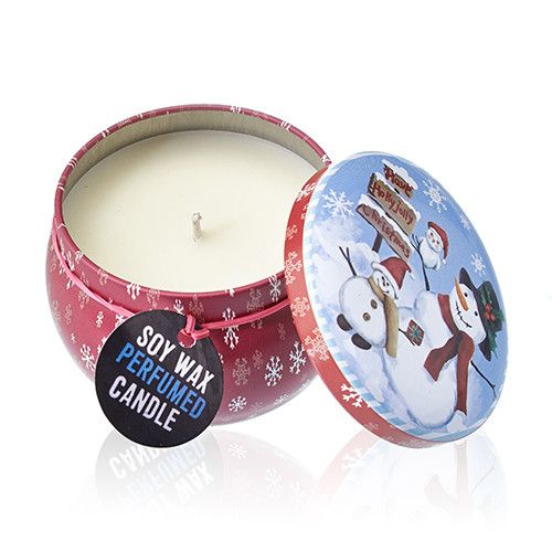 Art Tin Candles - Vintage Christmas - Spiced Orange