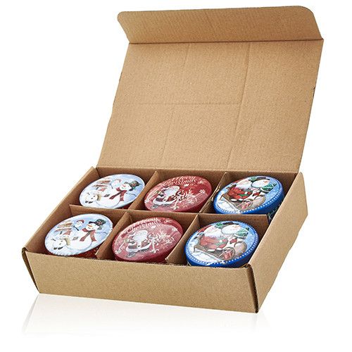 Art Tin Candles - Vintage Christmas - Spiced Orange