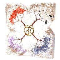 Orgonite Desk Power Packs - 4 Tree Copper Attractor - Lrg