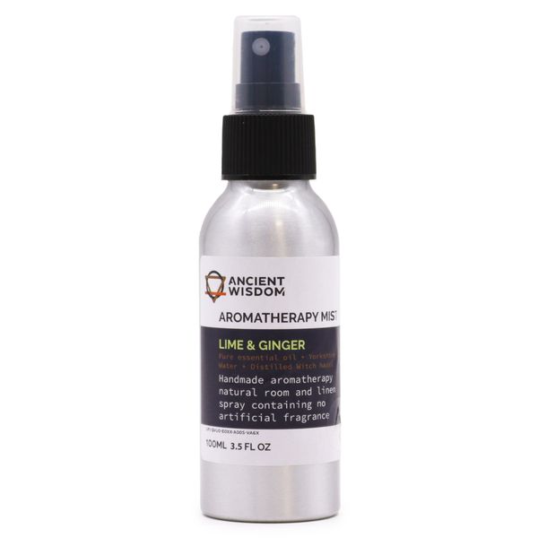 Essential Oil Mists 100ml - Lime & Ginger