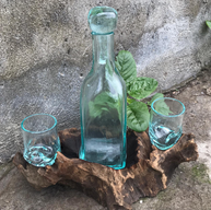 Molten Glass on Wood- Set