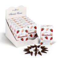 Box of 12 Strawberry cones