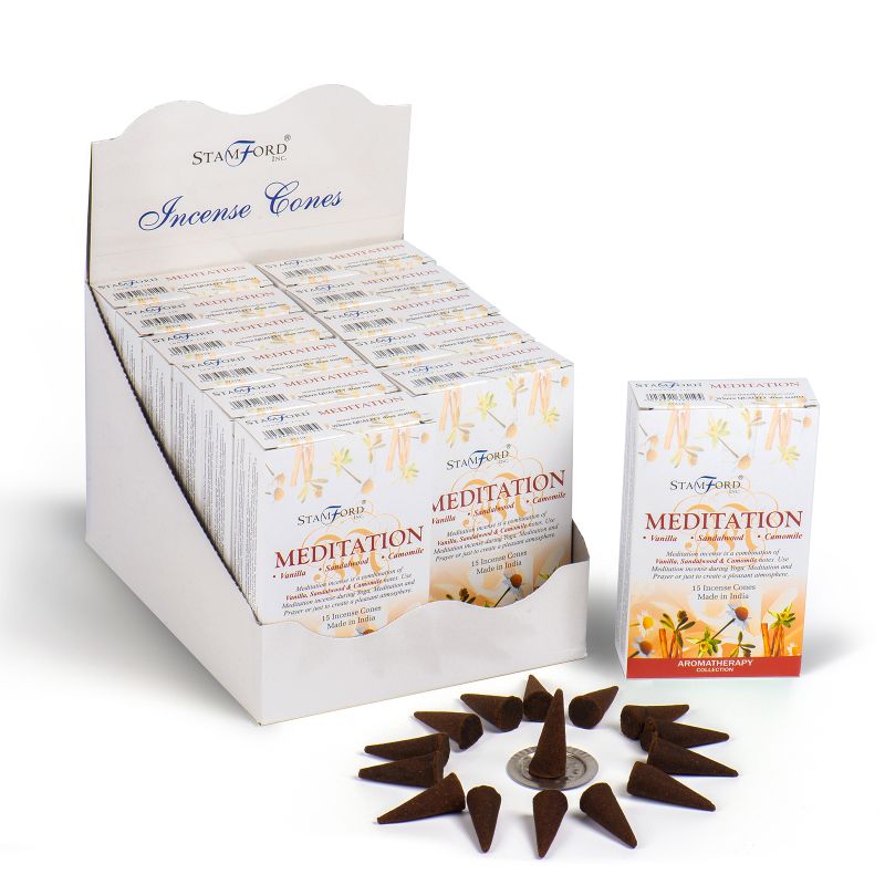 Box of 12 Meditation cones