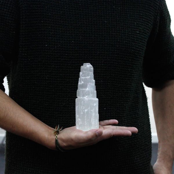 Natural Selenite Tower - 15 cm