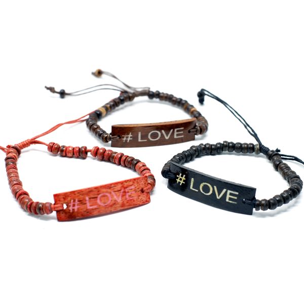 Coco Slogan Bangles - #Love