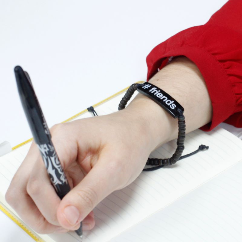 Coco Slogan Bangles - #Friends