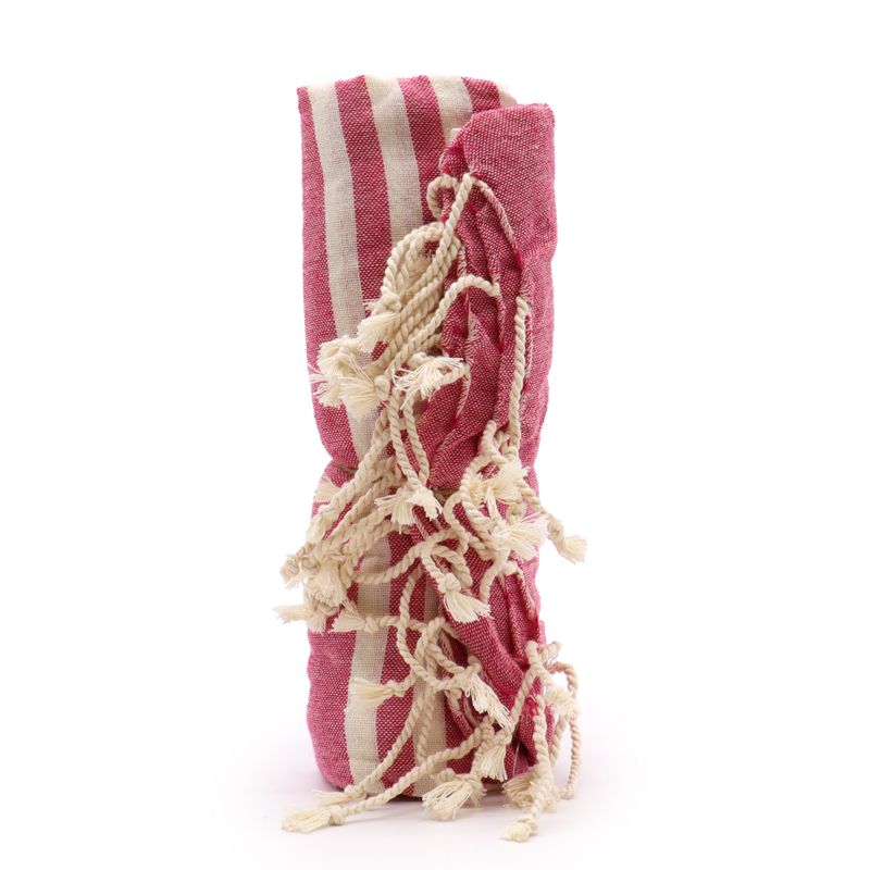 Cotton Pareo Throw - 100x180 cm - Hot Pink
