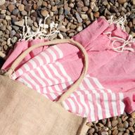 Cotton Pareo Throw - 100x180 cm - Hot Pink