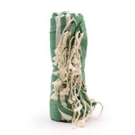 Cotton Pareo Throw - 100x180 cm - Picnick Green