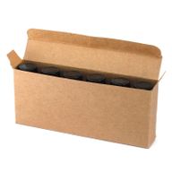 Box for 6 10ml Essential Oil Bottles - Brown