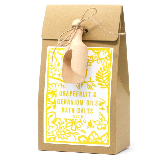 Grapefruit & Geranium Bath Salts 500g