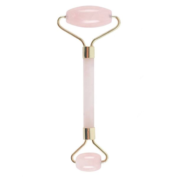 Gemstone Face Roller - Rose Quartz with Pouch