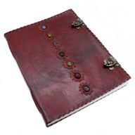 Huge 7 Chakra Leather Book - 25X32.5cm