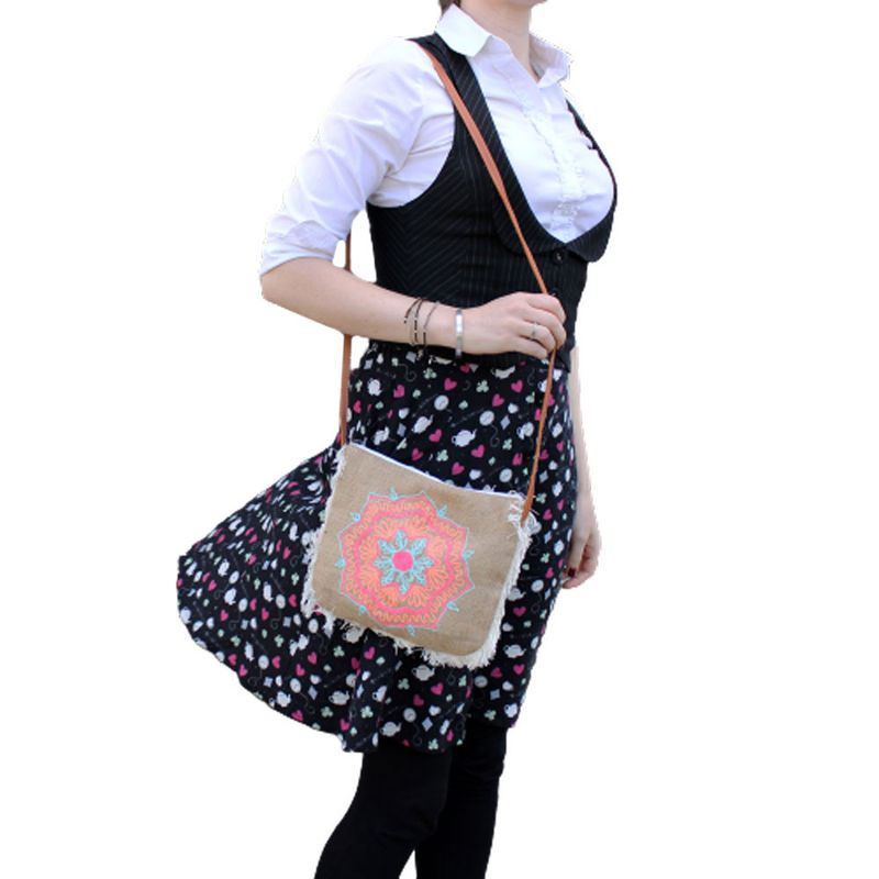 Fab Fringe Bag - Mandala Embroidery